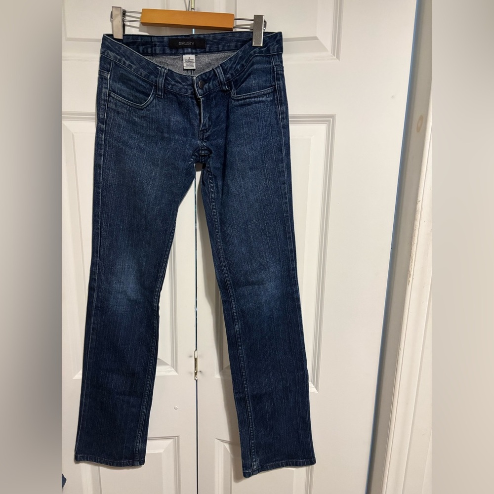 Rusty Dark Blue Denim Pants